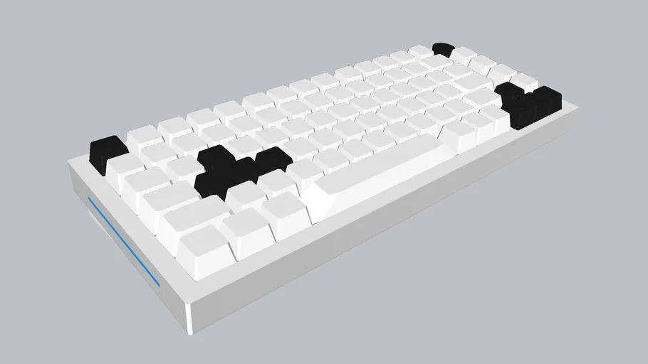 Glorious GMMK Pro 75% Mechanical Keyboard White