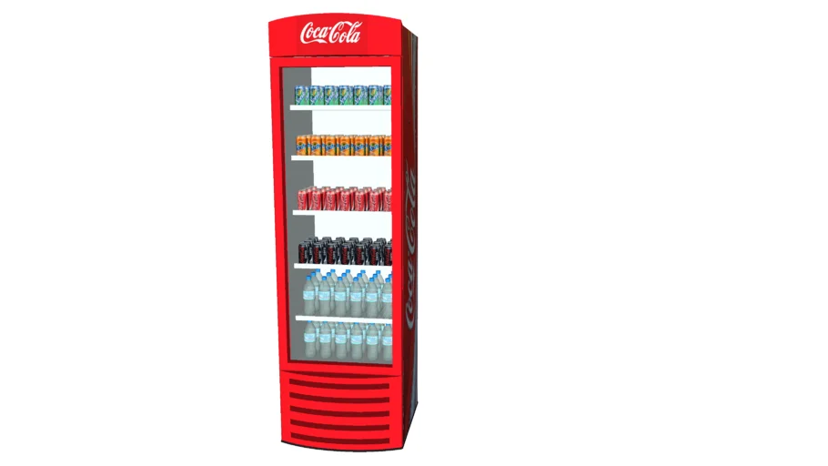 Freezer com Refrigerantes - Coca Cola
