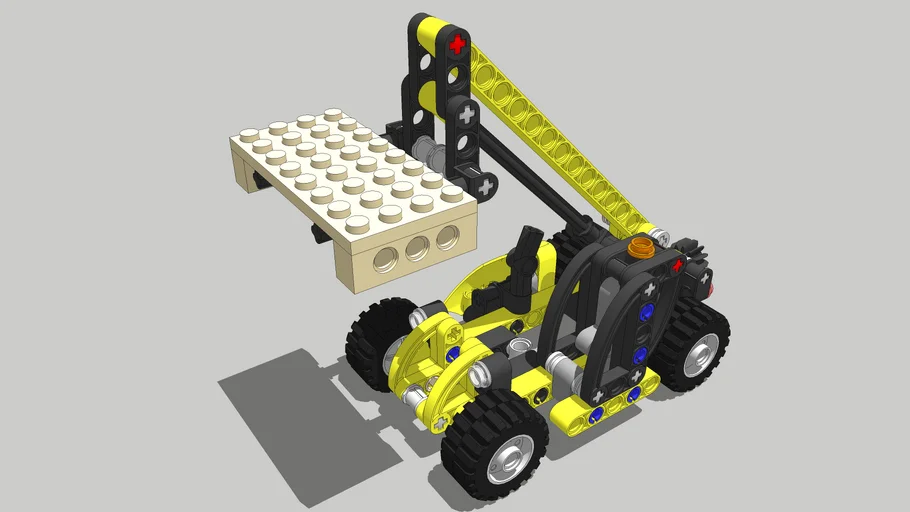 8045 Lego Mini Telehandler | 3D Warehouse