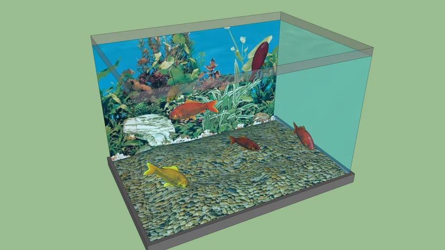 Akvárium 96liter. aquarium