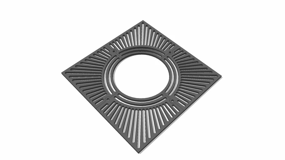 Iron tree grill