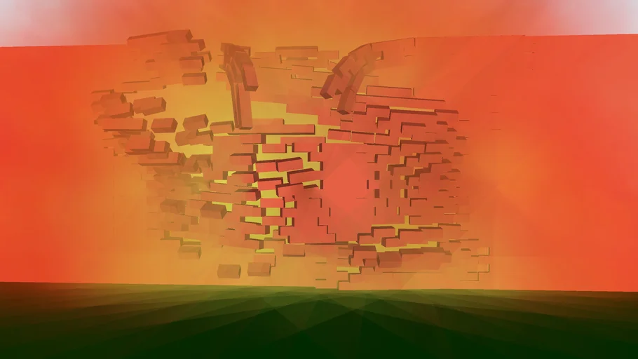 Exploding wall