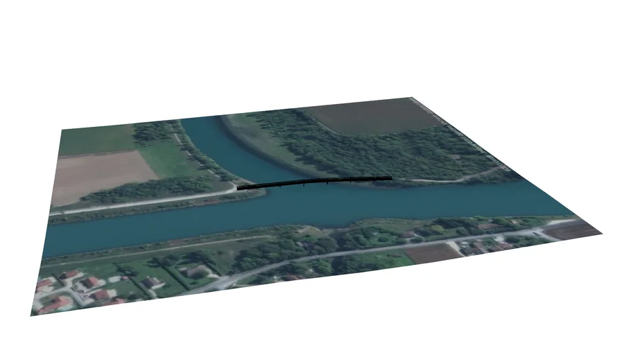 PASSERELLE TREILLIS METAL