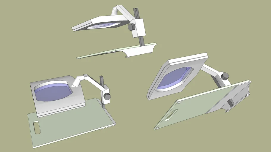 Magnfiying reader for vision impaired.