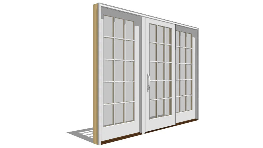 Pella Reserve: Sliding Door - 3 Panel