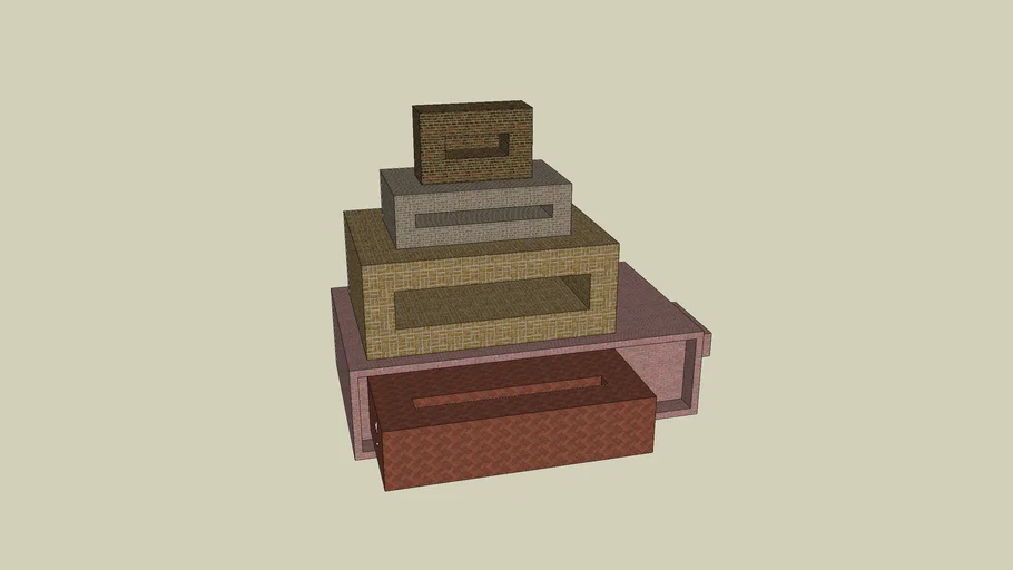 tiered pyramid