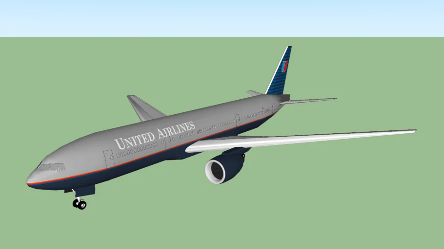 United Airlines B777-200 (old livery)