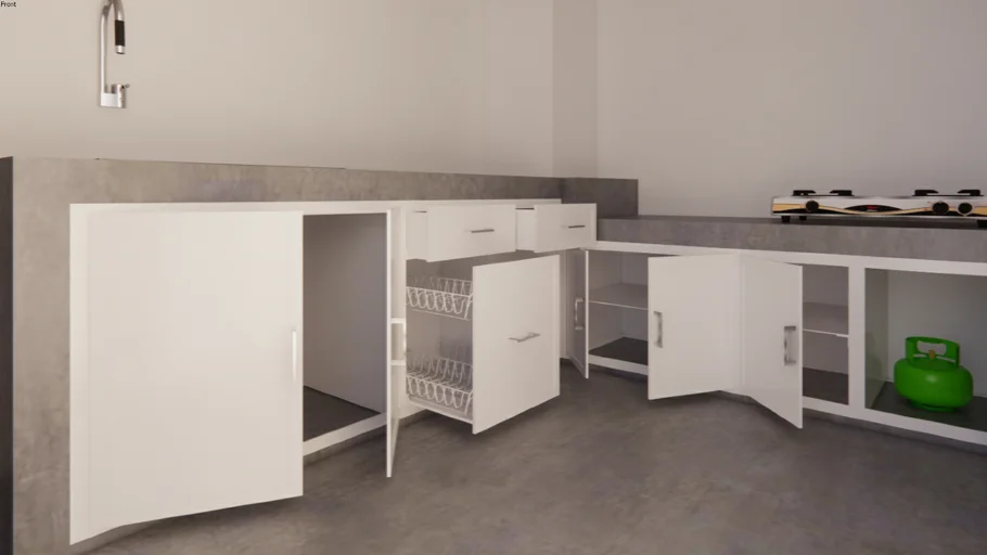 Kitchen Set ACP Putih
