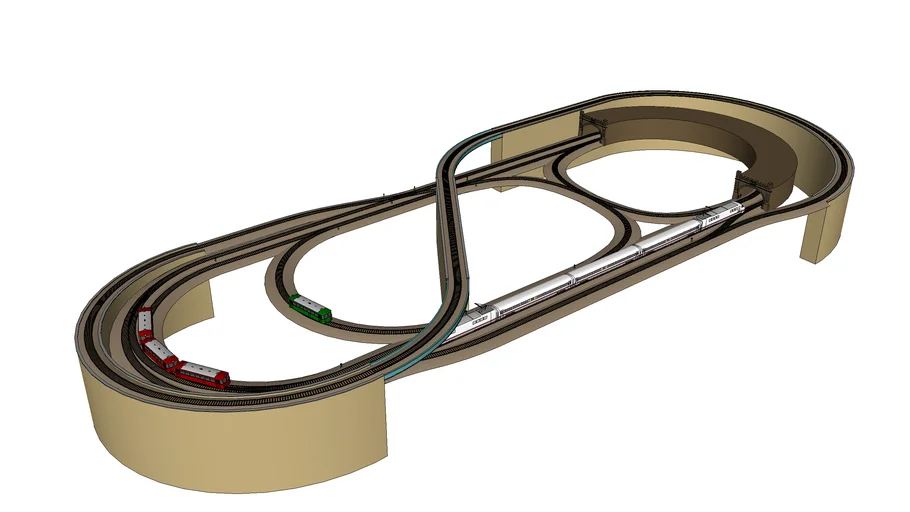 Test track for fifth Beta of my railroad plugin