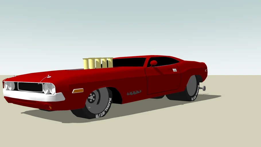 1970 Dodge Challenger drag racer | 3D Warehouse