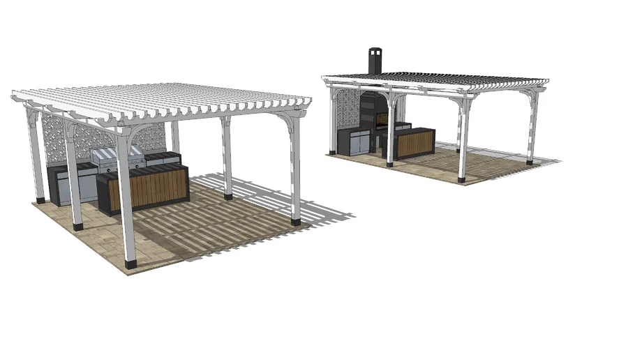 Pergola & barbeque