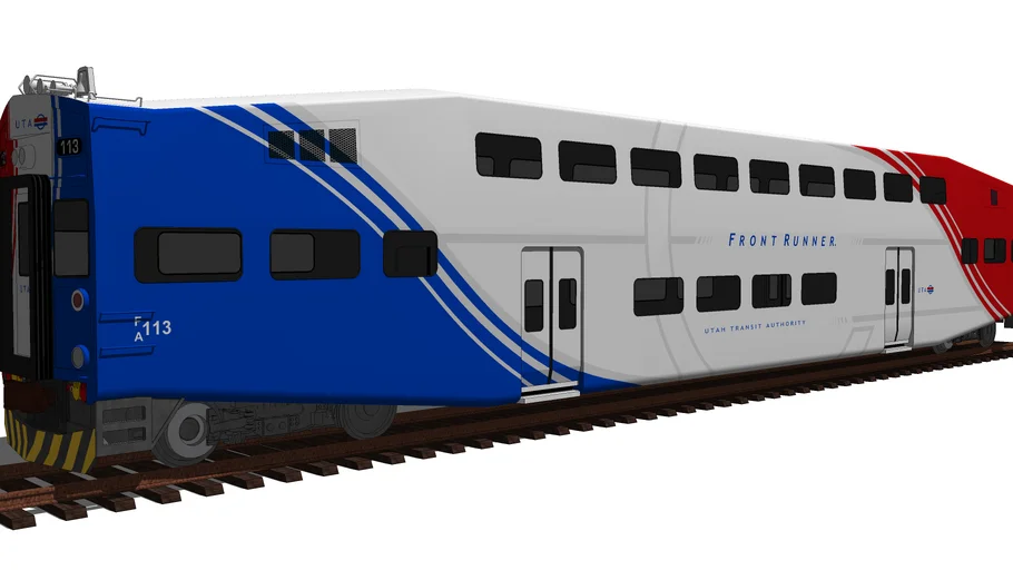Bombardier Bi-Level Cab Car (UTA) | 3D Warehouse