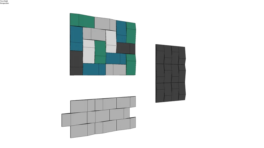 Abstracta - Triline Wall Acoustic Panel Model by Pooh
