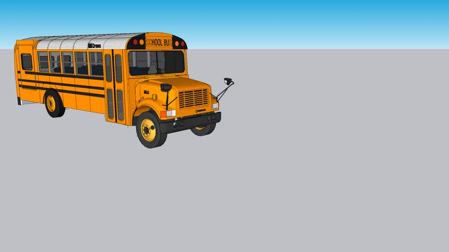 1997 IHC Crown 47 passenger school bus (FL specs) (ADA/Lift)