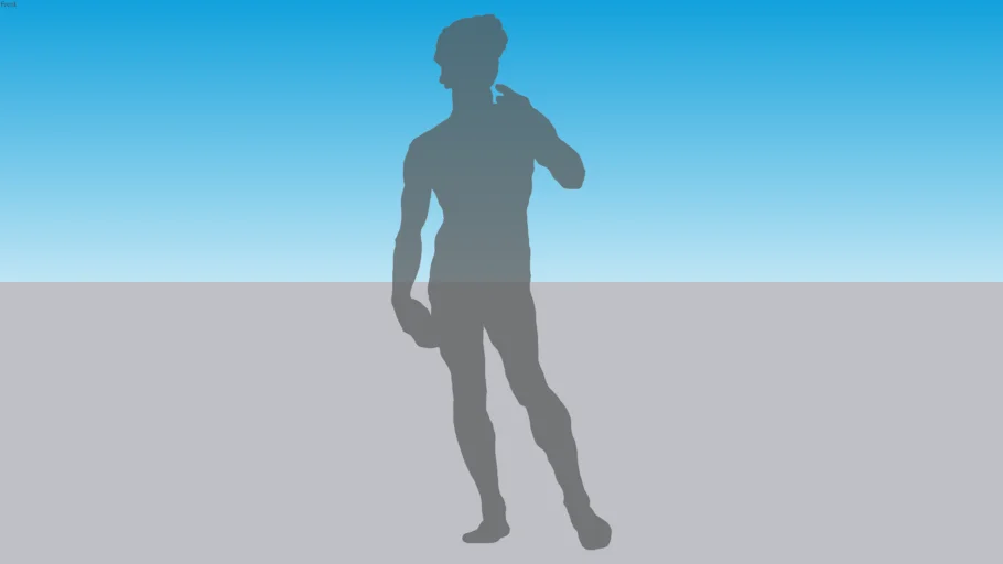 Man standing silhouette