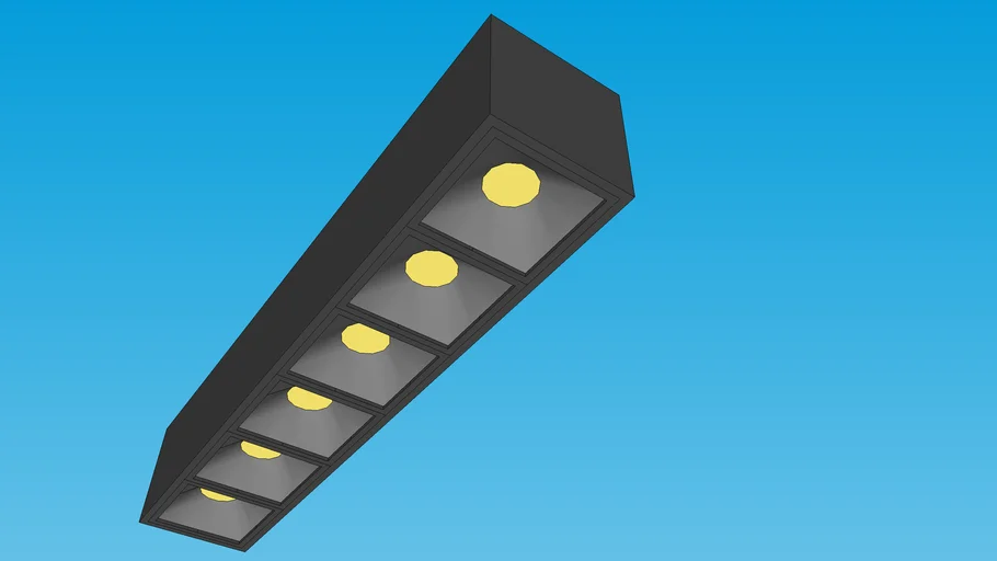 linear spot light 5 dots