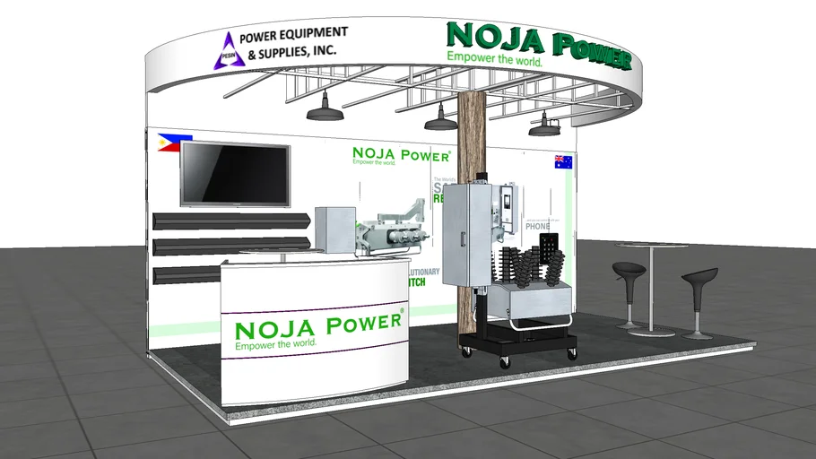 Noja Power Exhibit Booth 3m x 6m Area