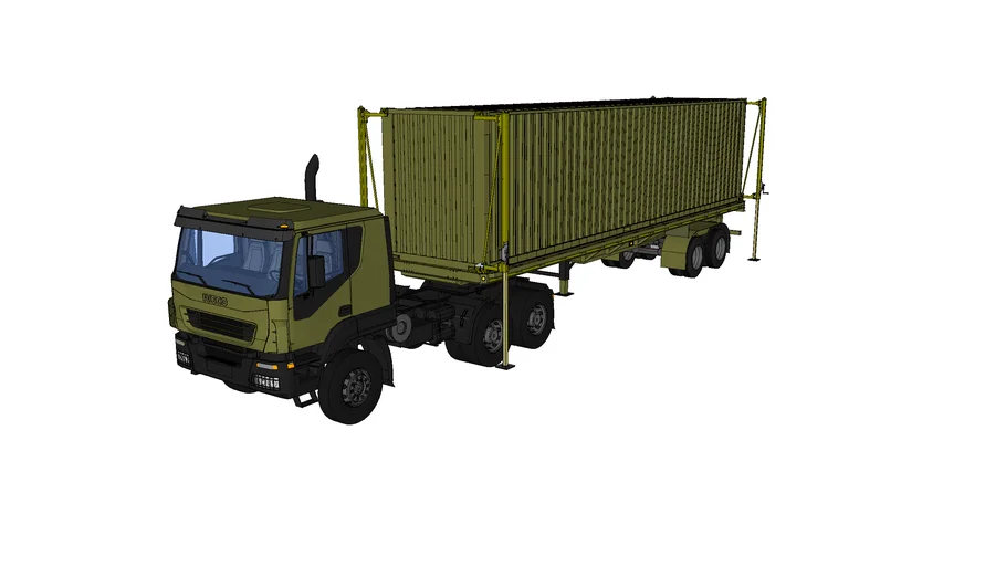 IVECO Truck with 40 ft container