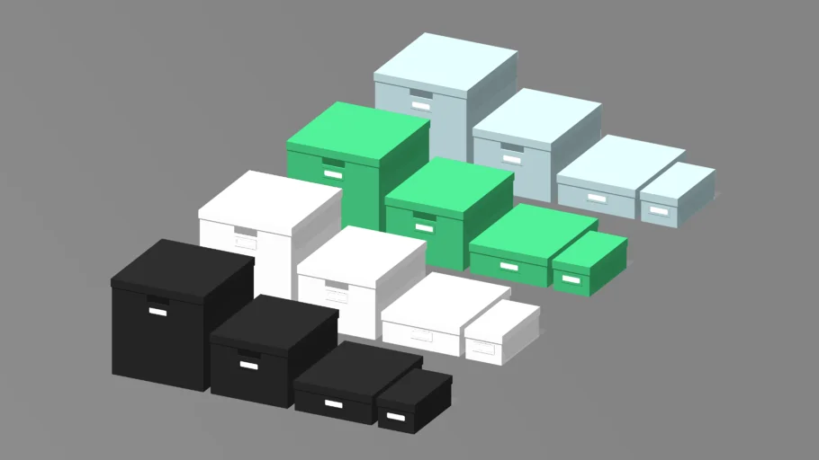 IKEA Tjena Storage Boxes