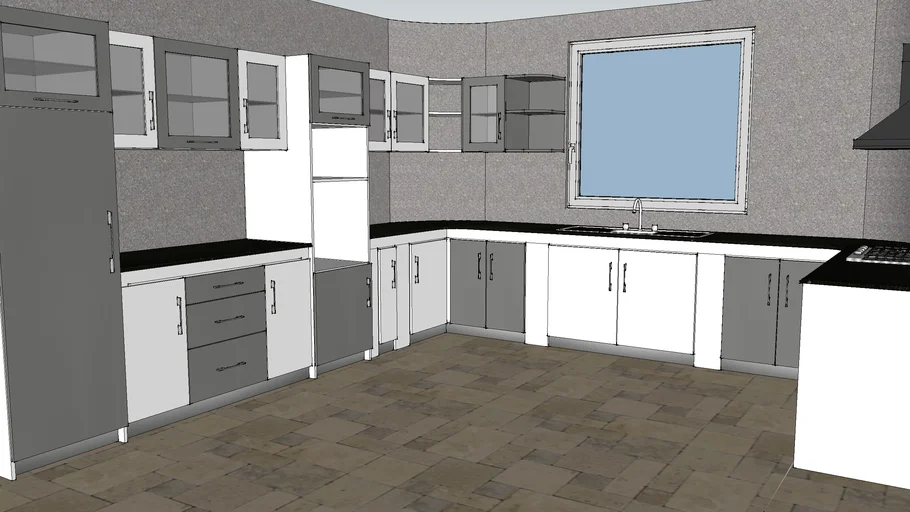 Modern Grey Kitchen 