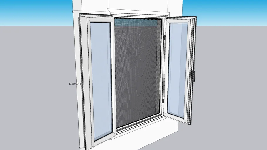 Ventana de abrir de dos hojas Línea Módena 2