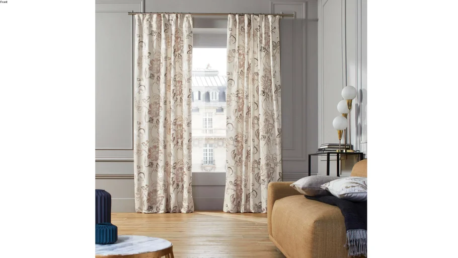 Pencil pleat curtain MAGELLAN by Madura Offwhite / 289€ - 369€ TT...