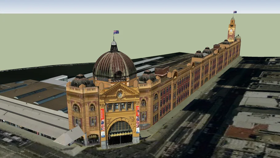 flinders street station melbourne australia