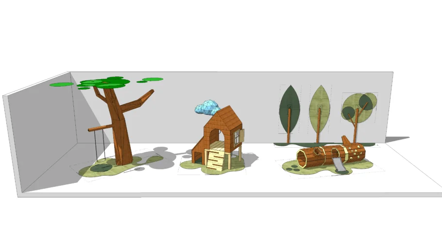 Cabin in the forest (indoor playground)