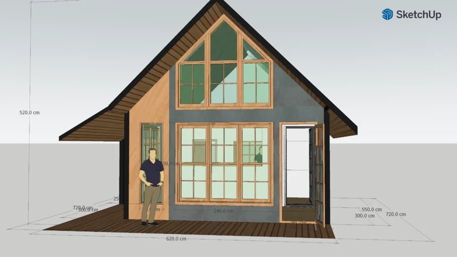 2024 Cafe Cottage Tiny House coffee shop Kiosk Restaurant Shop Nordic