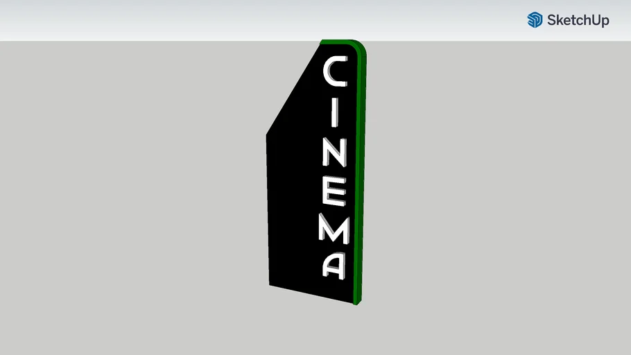 Cinema blade sign