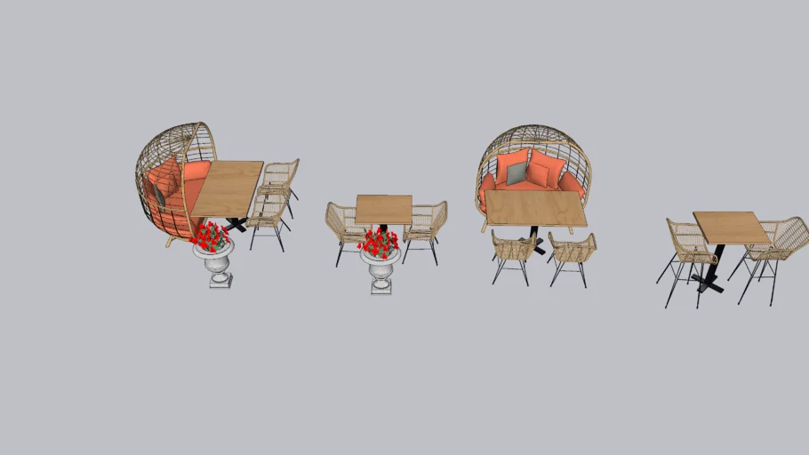 Outdoor Cafe Seating