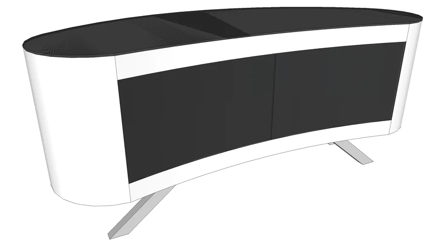 JL Curved TV Stand