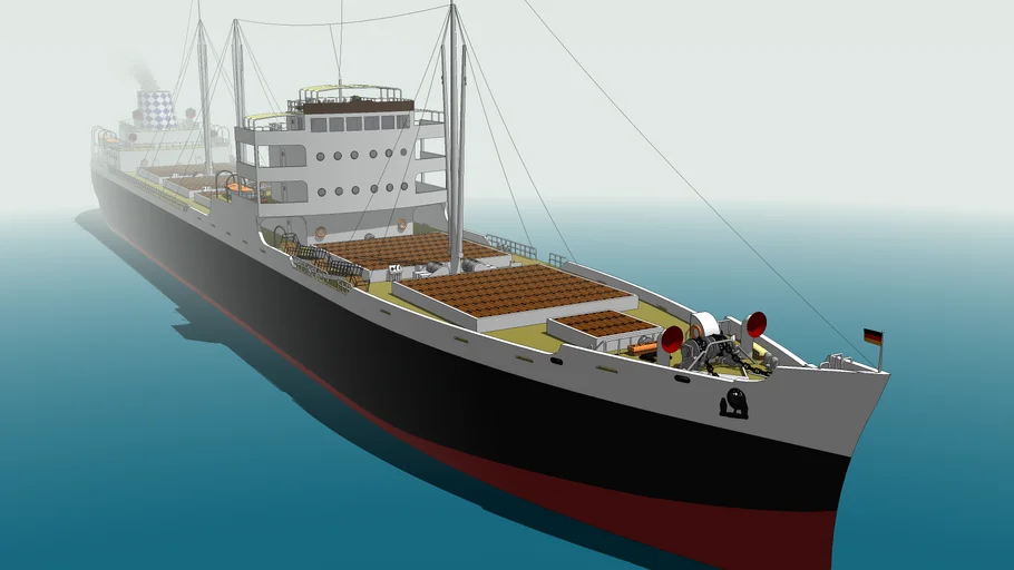 Cargo ship, M/S/München | 3D Warehouse