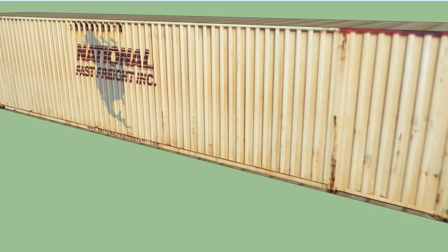 NATIONAL FAST FRIGHT Container 53' | 3D Warehouse