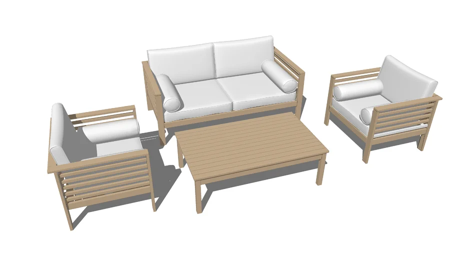 WOODEN GARDEN SET