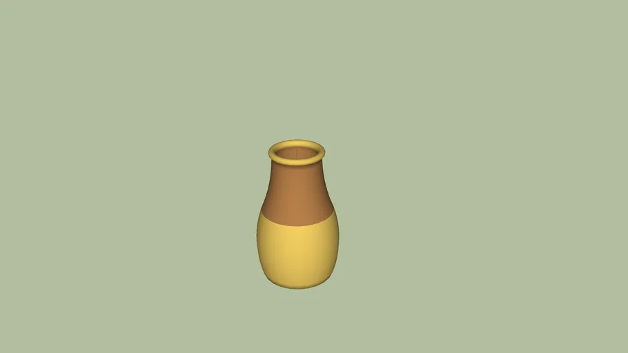 ceramic vase 6''