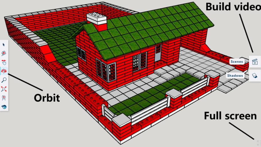 Toys, American plastic bricks.