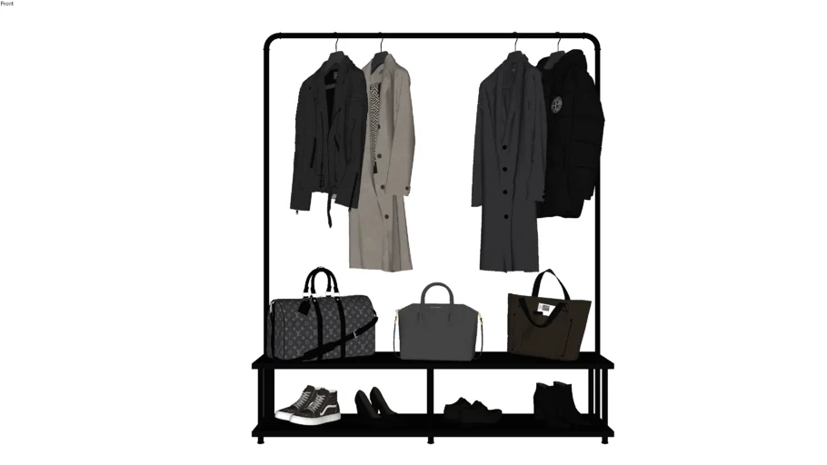 Clothing Rack 3dsky