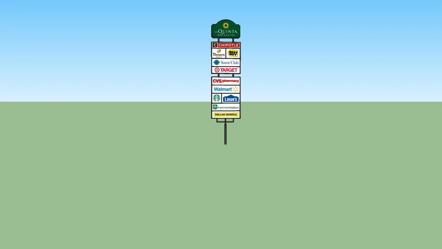 Strip Mall Sign