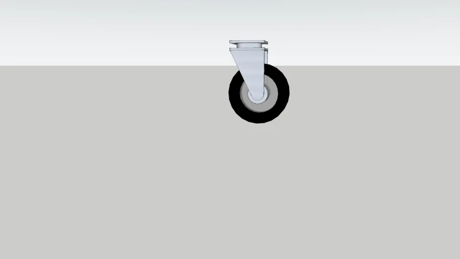 3 inch pivoting caster