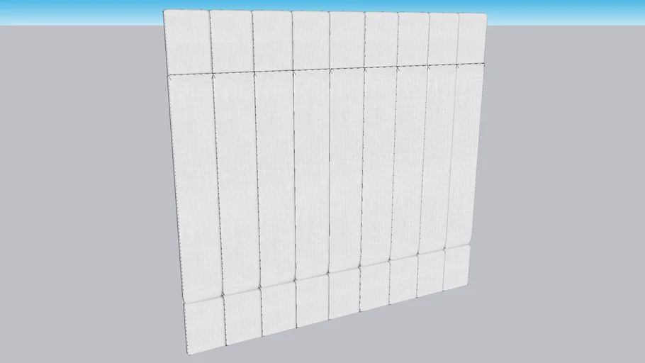 fabric wall panel 3D