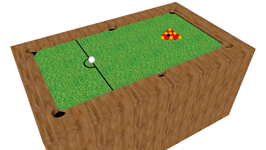 Sketchyphysics Pool Table update | 3D Warehouse