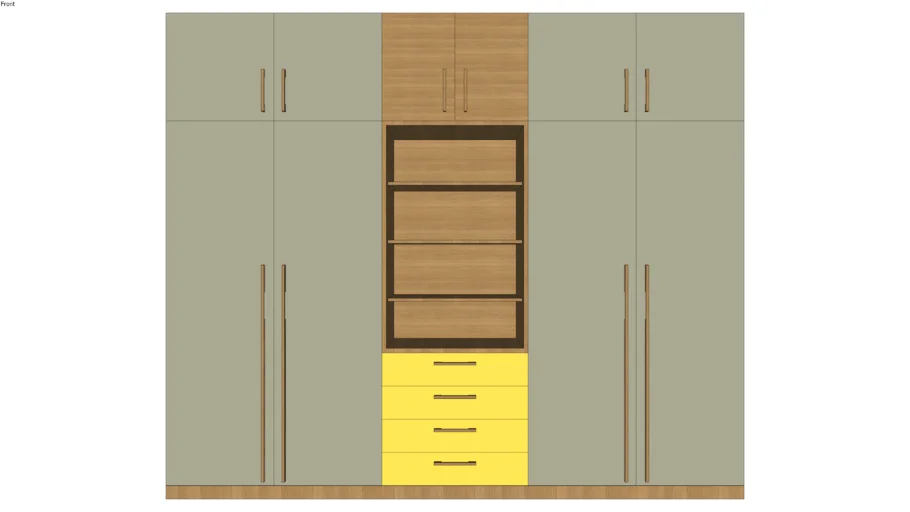 Wardrobe loft storage