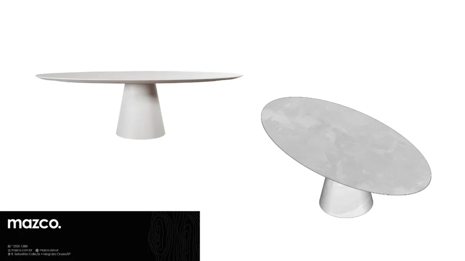 MAZCO - ARTE NOVA - MESA DE JANTAR GLOBE