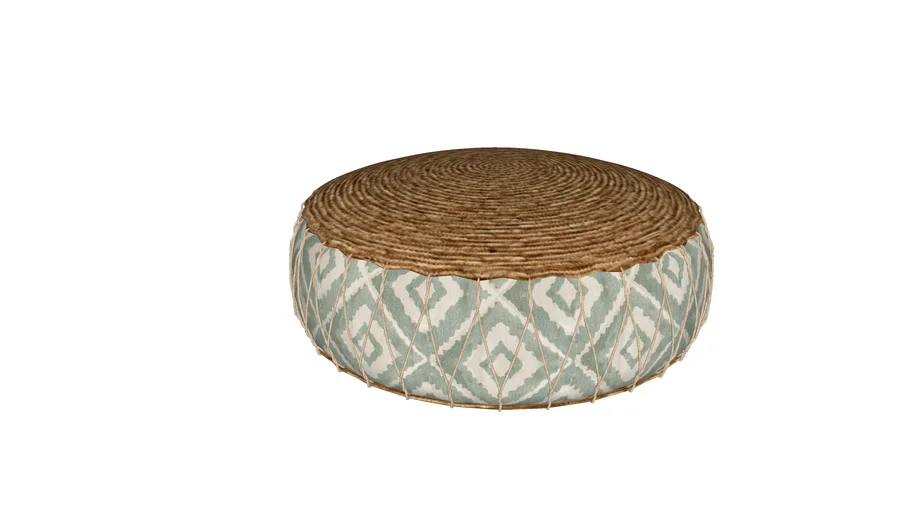 Rattan Ottoman