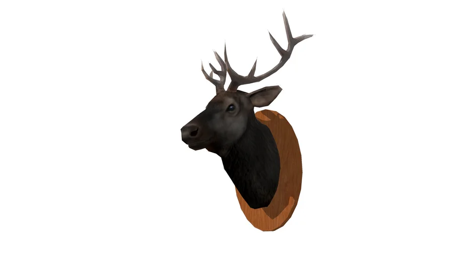 Mounted Elk Head