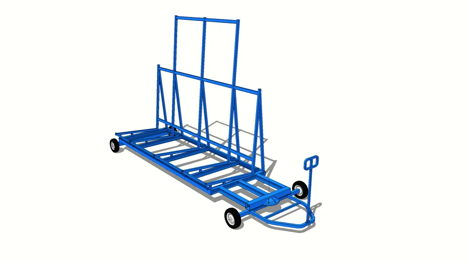 Heavy Duty Timber Trolley
