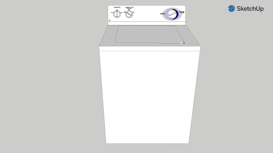 GE Washer 3.2 Cu. ft. Model WJSR2070BWW