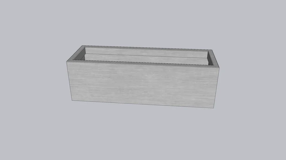 planter metal/ plant pot