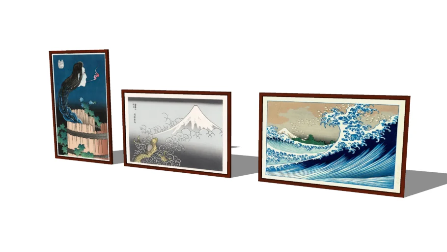 Hokusai print